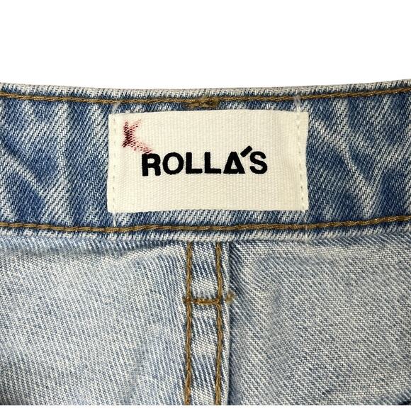Rolla's Genie Super High Rise 80's Balloon Leg Stella Blue Denim Jeans Sz 26 NEW - Picture 12 of 16